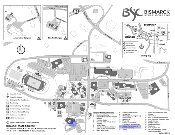 BSC Campus Map